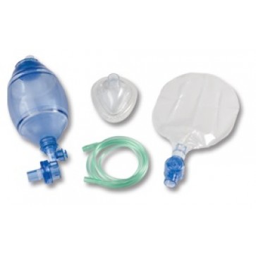 Jednokratni reanimator s kisikom, maskom i cijevi