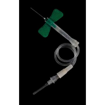 Vacumed Tech sterilni set za vađenje krvi sa sigurnosnim sustavom | 21G x 3/4 zeleni | 50 komada