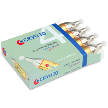 CryoIQ patrona N2O s ventilom 25g | 4 komada