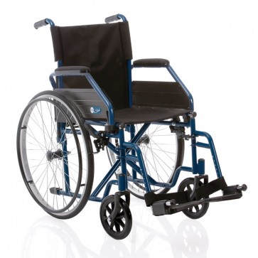 Sklopiva invalidska kolica START | plave boje | širina sjedišta 45 cm