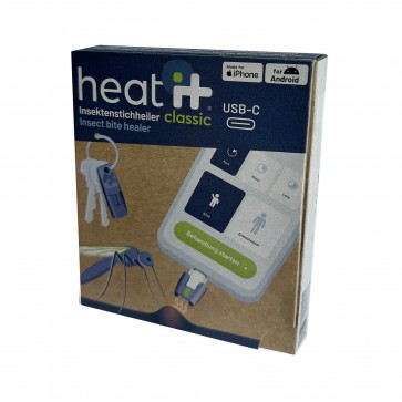 heat it classic uređaj za ublažavanje simptoma ugriza | za iPhone 15 i Android telefone s USB-C priključkom