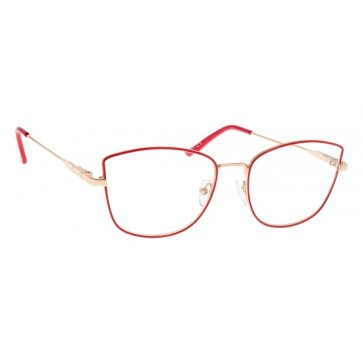 Brilo RE020-B naočale za čitanje | Crveno-zlatne | +2,0