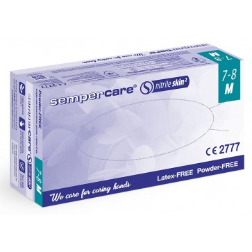 SemperCare nitrilne rukavice | plave | M