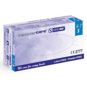 SemperCare nitrilne rukavice | plave | S