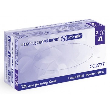 SemperCare nitrilne rukavice | plave | XL