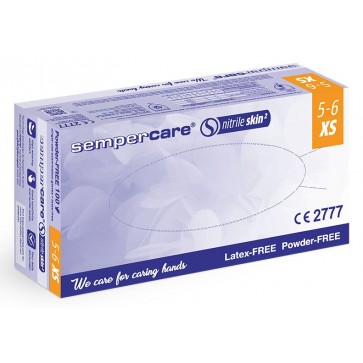 SemperCare nitrilne rukavice | plave | XS