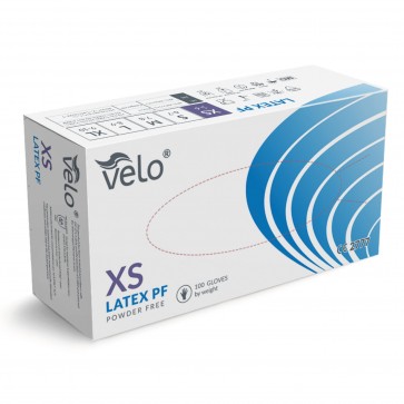 Velo lateks rukavice bez pudera | 100 kom | XS