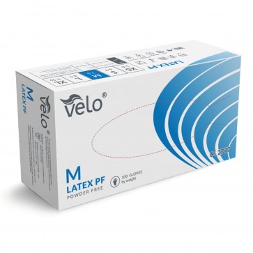 Velo lateks rukavice bez pudera | 100 kom | M