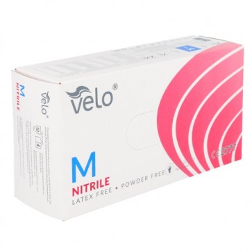 Velo nitrilne rukavice bez pudera | plave | veličina M