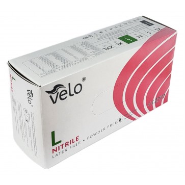 Velo nitrilne rukavice bez pudera | plave | veličina L