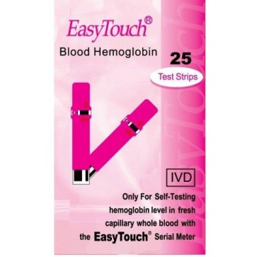 Trakice za mjerenje hemoglobina Za Wellmed Easy Touch GCHb, 25 komada