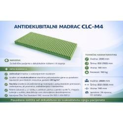 Madrac CULCITA s vodootpornom presvlakom, 200x90x14 cm