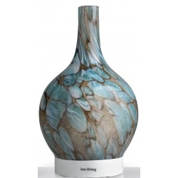 Ultrazvučni difuzer arome od stakla, svjetlosni modovi, boja zeleno-smeđa "mramorni efekt"