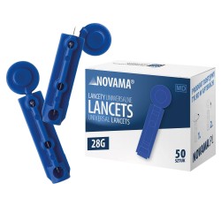 NOVAMA univerzalne jednokratne lancete 28G, 50 kom.