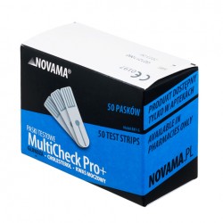 NOVAMA MultiCheck Pro+ testne trakice za glukozu, 50 kom.