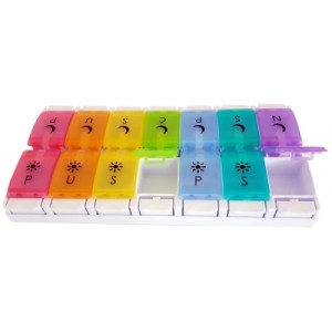 Organizator lijekova u boji | 7 x 2