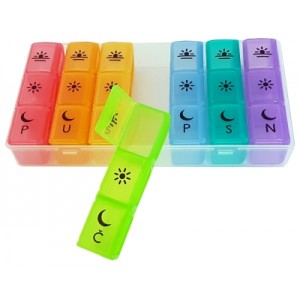 Organizator lijekova u boji | 7 x 3