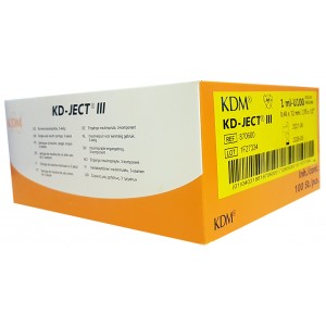 Šprica | sterilna | jednokratna | za inzulin | 1 ml | 27G - 0,40x12 mm | pakiranje 100 komada