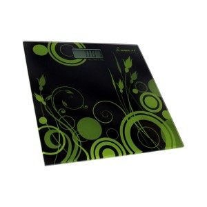 Digitalna kupaonska vaga s uzorkom | crna