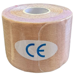 Kineziološka traka u roli | unaprijed profesionalno izrezana | 5 x 25 cm x 5 metara | bež
