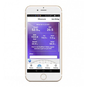 Innoliving osobna digitalna vaga s Bluetooth prijenosom