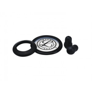 Komplet rezervnih dijelova za Littmann Classic II; membrana s okvirom i rubnik koji ne hladi, par oliva, crni 