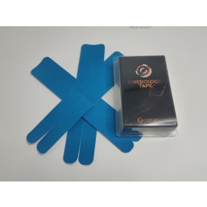 Kineziološke trake | unaprijed profesionalno izrezane | oblik Y - 4 komada | plave