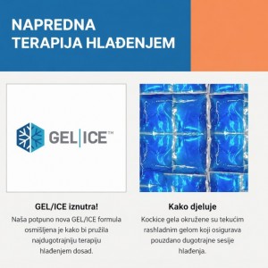Papuče Advanced za hladnu terapiju s gelom L/XL