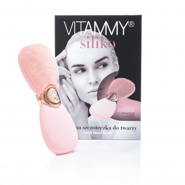 Vitammy SILIKO sonična četkica za lice | puder roza 01