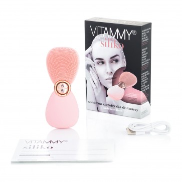 Vitammy SILIKO sonična četkica za lice | puder roza 05
