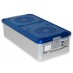 37132-GIM kontejner za sterilizaciju s filterom | perforirani | plave boje | 580x280x150 mm