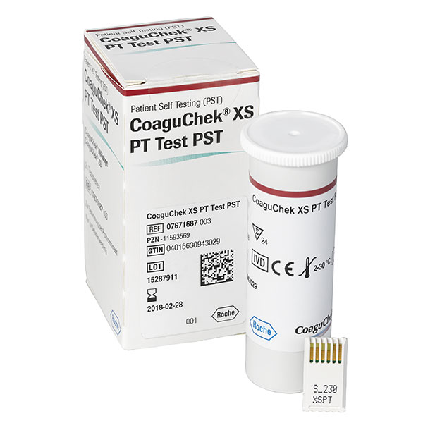 trakice CoaguChek XS PT Test PST 24 komada 2215890