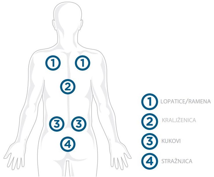 Antidekubitalni memory naslon i leđna potpora SYSTAM P951D - Viscoflex