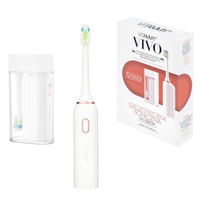 Vitammy Vivo prijenosna sonična četkica za zube - za svaku žensku torbu