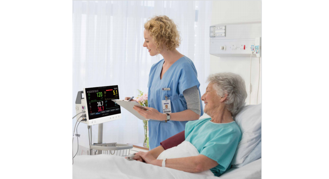 glavna slika uređaja (monitor pacijenta)