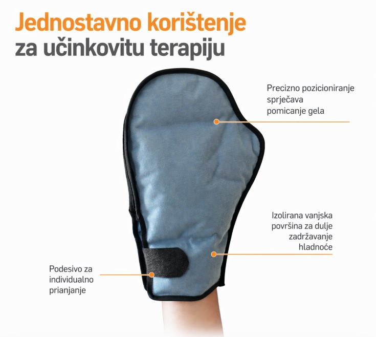 hladna terapija rukavice